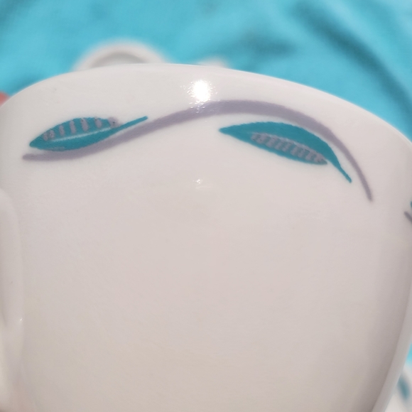 Vintage Homer Laughlin Best China Cups & Saucers (2 sets) ~ Retro! - Picture 13 of 16